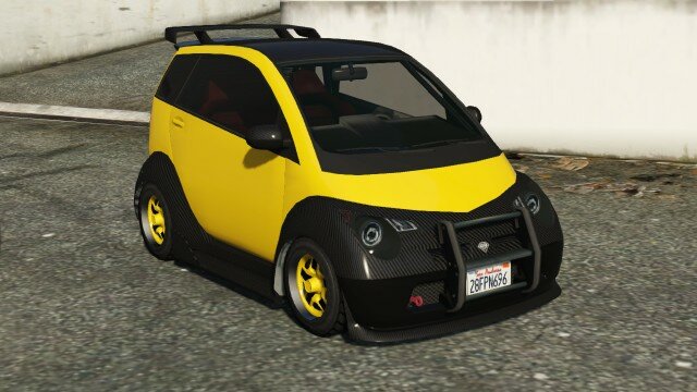 Benefactor Panto Gta 5 Cars Custom Panto Yellow Front