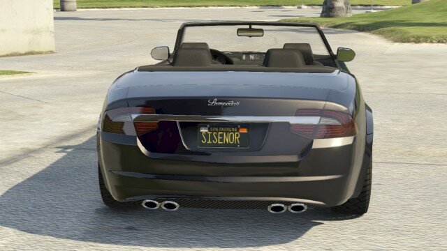 Black Lampadati Felon GT Rear