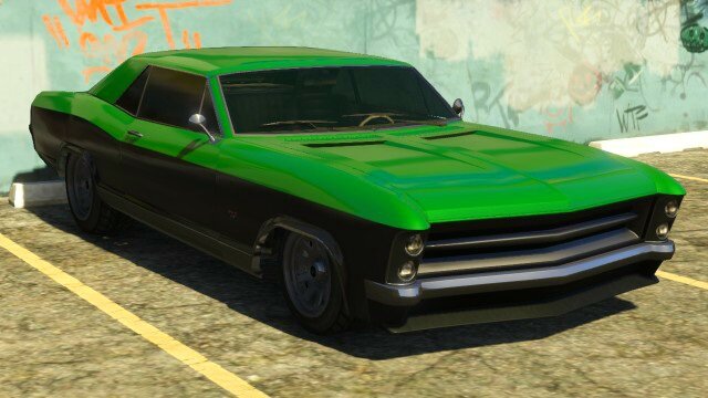 Vagos Buccaneer GTA 5 Rear | GTA 5 Cars