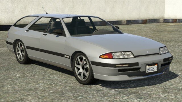 Silver Zirconium Stratum GTA 5 Front View | GTA 5 Cars