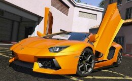 Lamborghini Aventador LP700-4 Lamborghini Aventador LP700-4 GTA 5 Front