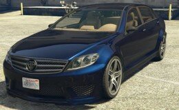 Benefactor Schafter LWB and Armored Version Benefactor Schafter LWB GTA 5 Online Front View
